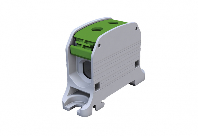 ZŁĄCZKA SZYNOWA GWINTOWA STB 50 AL/CU 87310 SIMBLOCK ZIELONY - 81001005 - SIMET