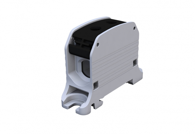 ZŁĄCZKA SZYNOWA GWINTOWA STB 50 AL/CU 87310 SIMBLOCK CZARNY - 81001007 - SIMET