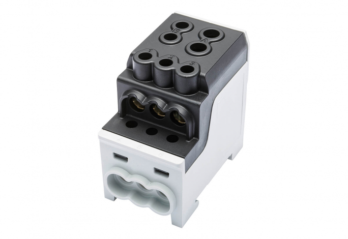 BLOK ROZDZIELCZY DYSTRYBUCYJNY SDB 200 AL/CU 80030 SIMBLOCK CZARNY - 81602007 - SIMET