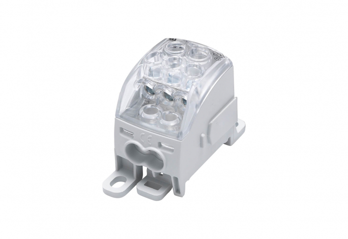 BLOK ROZDZIELCZY DYSTRYBUCYJNY SDB 160 AL/CU 82040 SIMBLOCK SZARY - 81653002 - SIMET