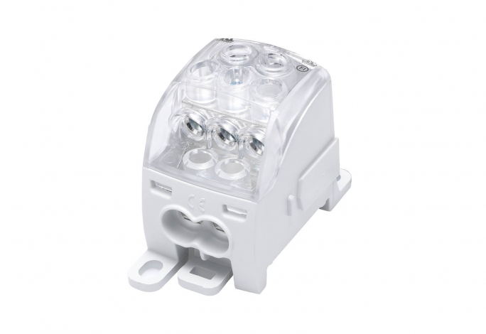 BLOK ROZDZIELCZY UNIWERSALNY SUB 210 AL/CU 82050 SIMBLOCK SZARY - 81654002 - SIMET