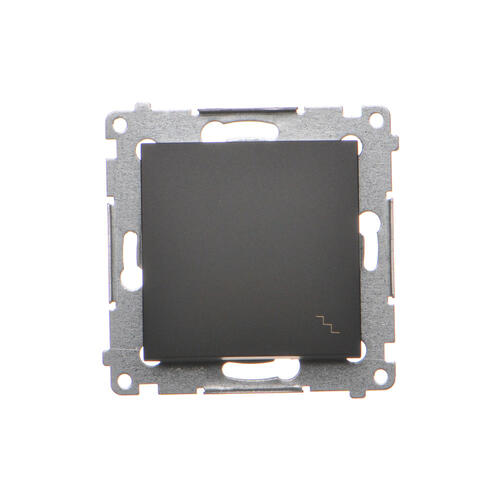 Łącznik schodowy (moduł) 16AX, 250V~, zaciski śrubowe; czarny - DW6A.01/49 - KONTAKT SIMON