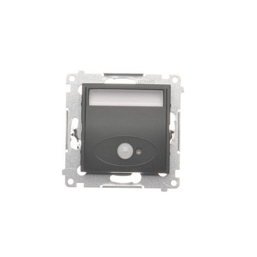 Oprawa oświetleniowa LED z czujnikiem ruchu, 230 V AC, 1.4 W, białe ciepłe 3100 K; czarny - DOSC.01/49 - KONTAKT SIMON
