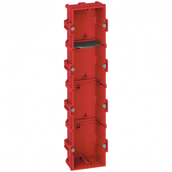 PUSZKA POCZWÓRNA PRZELOTOWA DO ŚCIAN MUROWANYCH 40 MM BATIBOX - 080144 - LEGRAND