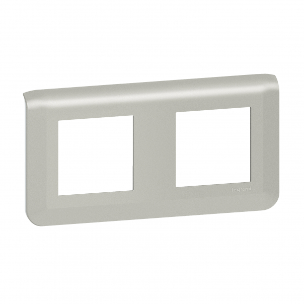 RAMKA 2X2 MODUŁY POZIOMA ALUMINIUM MOSAIC - 079304L - LEGRAND