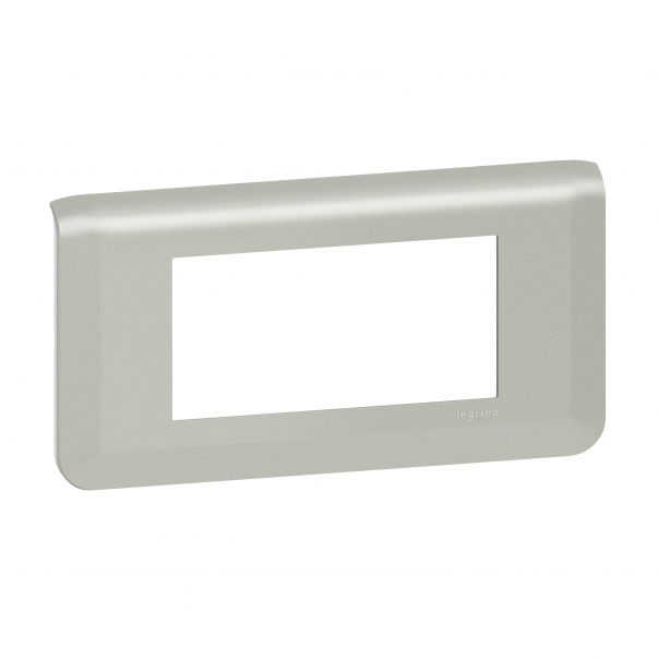 RAMKA 4 MODUŁY ALUMINIUM POZIOMA M45. - 079314L - LEGRAND