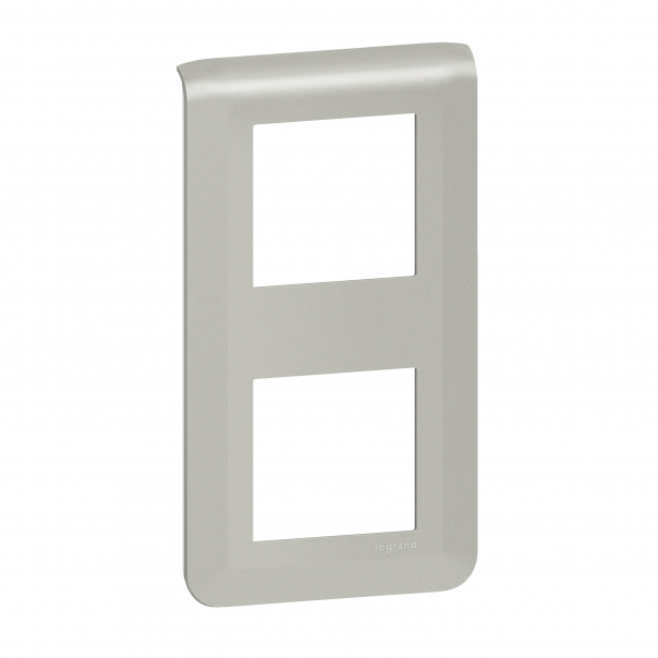 RAMKA 2 X 2 MODUŁOWA PIONOWA - ALUMINIUM, MOSAIC - 079322L - LEGRAND