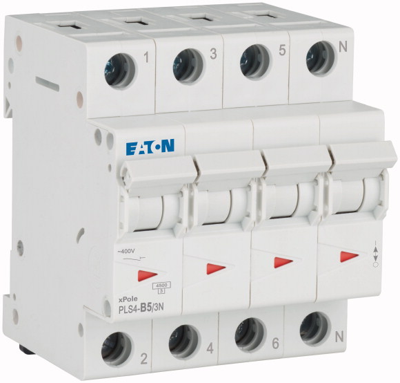 WYŁĄCZNIK NADPRĄDOWY 10KA, IN=40A, CHAR. C, 3-BIEG. SERIA PLSM PLSM-C40/3-MW - 242478 - EATON
