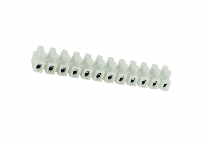Listwa zaciskowa gwintowa termoplastyczna z podkładką, 4mm2, 12 torów - 89089110 - SIMET