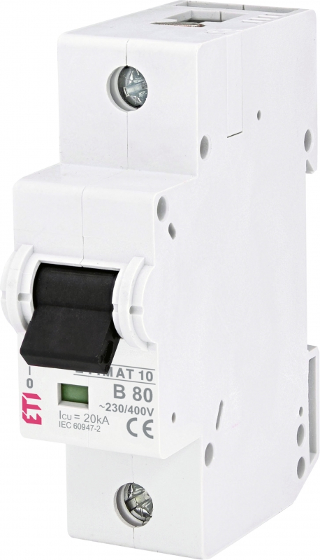 WYŁĄCZNIK NADPRĄDOWY ETIMAT 10 1P B80 - 002121731 - ETI