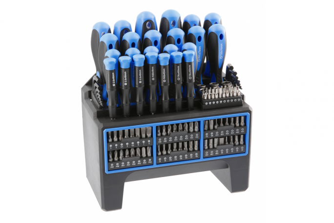 ZESTAW ŚRUBOKRĘTÓW - 114 SZT. STAL S2 - HT1S099 - HOGERT