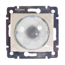 SYGNALIZATOR KREM - KLOSZ TRANSPARENTNY VALENA - 774124 - LEGRAND