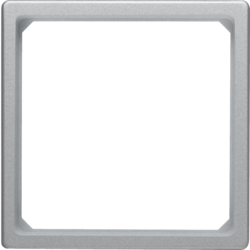Q.x Pierścień przejściowy do płytki centralnej 50 x 50 mm, alu aksamit - 11096074 - HAGER