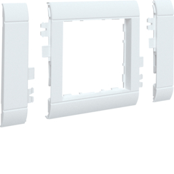 tehalit.WA Maskownica 80mm 1-krotna 55x55mm PC-ABS bezhalogenowy biały - GR0800A9016 - HAGER