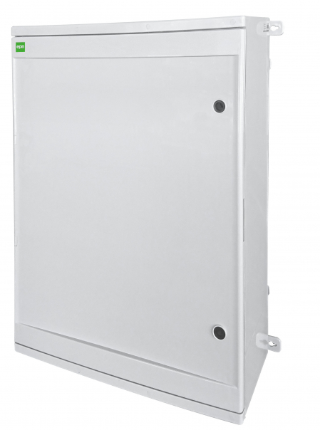 INDUSTRIAL SR8 SZAFKA ROZDZIELCZA 500x700x245 Z PŁYTĄ METALOWĄ DASZ SZARY - 2764-00 - ELEKTRO-PLAST NASIELSK