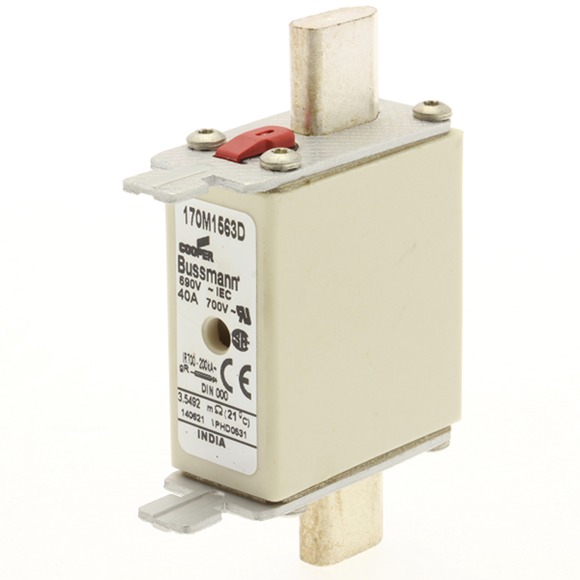 FUSE 40A 690V gR DIN 000 HSDNH Wkł. szybka 40A 690V gR DIN 000 podwójny wskaźnik - 170M1563D - EATON
