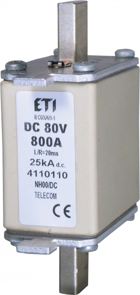 WKŁADKA TOPIKOWA NH - DC NH00 250A/80V DC - 004110107 - ETI
