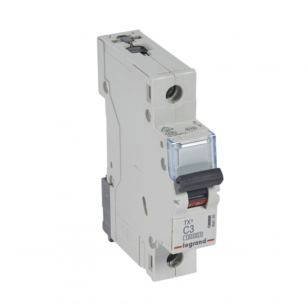 WYŁĄCZNIK NADPRĄDOWY S 311 1P C 3A 10000A SERII TX3 - 404165 - LEGRAND