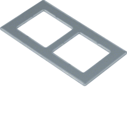 Płytka montażowa GTVD2/300 2xRJ45 25,2x25,2 aluminium tehalit.GB-EG. - GTVDM092 - HAGER