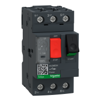 Wyłącznik silnikowy GV2ME z napędem przyciskowym I=1,0-1,6A PL zacisk skrzynkowe - GV2ME06AP - SCHNEIDER ELECTRIC