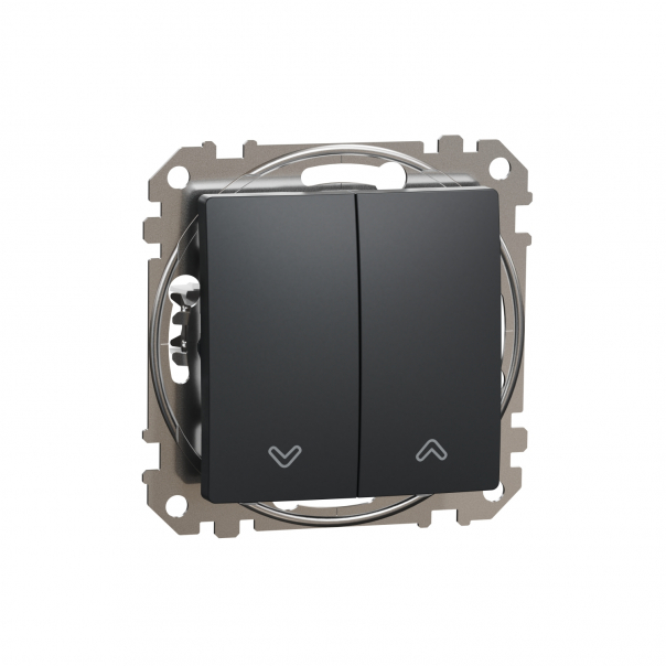 PRZYCISK ŻALUZJOWY ZWIERNY CZARNY ANTRACYT SEDNA DESIGN - SDD114114 - SCHNEIDER ELECTRIC