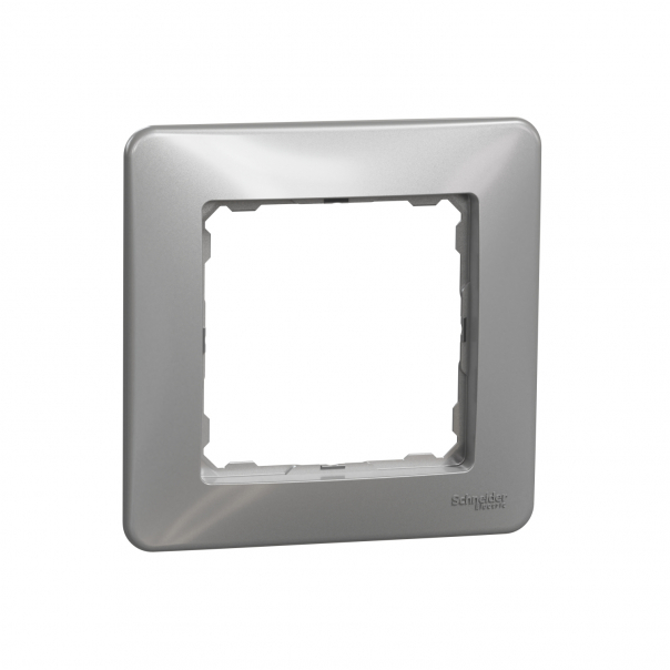 Ramka 1-krotna, srebrne aluminium Sedna Design - SDD313801 - SCHNEIDER ELECTRIC