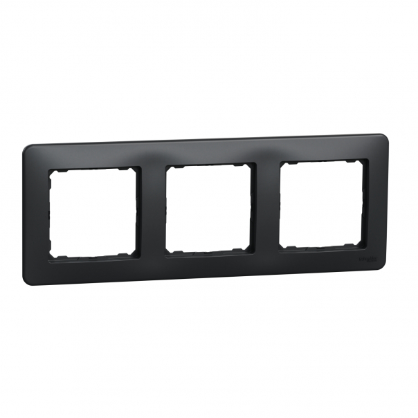 RAMKA POTRÓJNA CZARNY ANTRACYT SEDNA DESIGN - SDD314803 - SCHNEIDER ELECTRIC