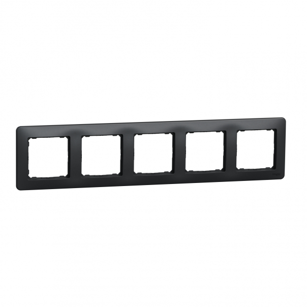 RAMKA PIĘCIOKROTNA CZARNY ANTRACYT SEDNA DESIGN - SDD314805 - SCHNEIDER ELECTRIC