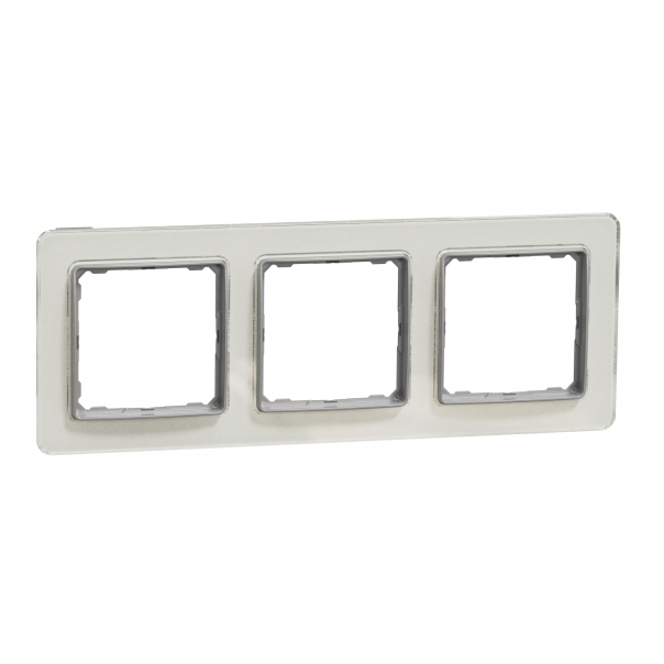 RAMKA POTRÓJNA SZKŁO KOLOR BIAŁY SEDNA ELEMENTS - SDD360803 - SCHNEIDER ELECTRIC