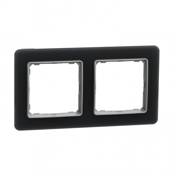 Ramka 2-krotna, szkło przydymione Sedna Elements - SDD362802 - SCHNEIDER ELECTRIC