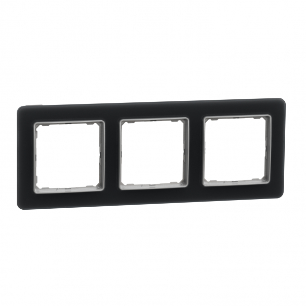 Ramka 3-krotna, szkło przydymione Sedna Elements - SDD362803 - SCHNEIDER ELECTRIC