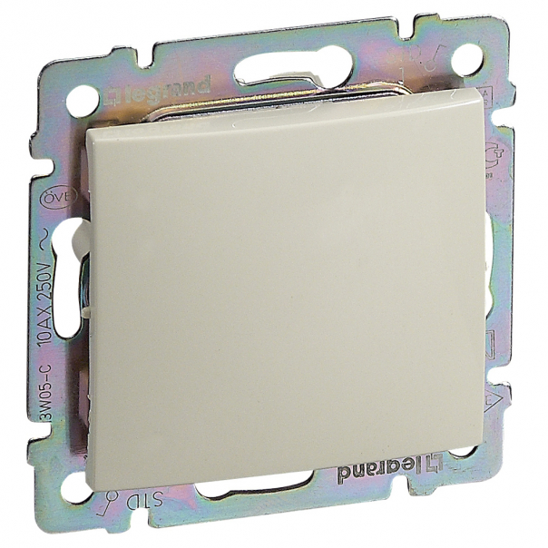 ŁĄCZNIK SCHODOWY POJEDYNCZY 10AX 250V KREMOWY VALENA - 774306 - LEGRAND