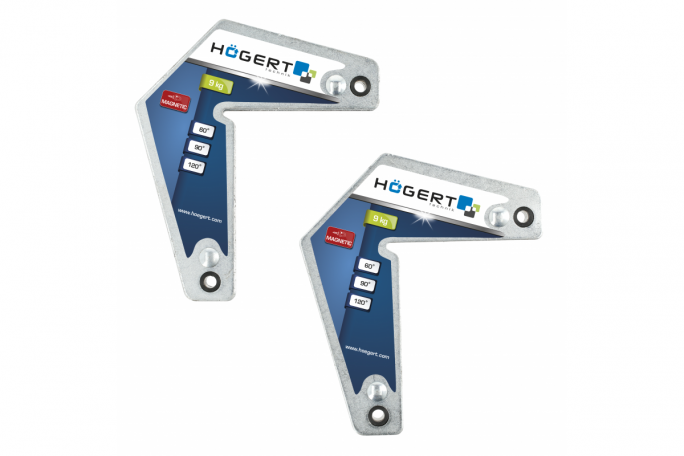 MAGNETYCZNY KĄTOWNIK SPAWALNICZY 2 SZT. - HT3B665 - HOGERT