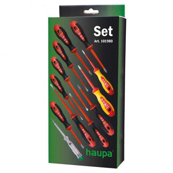 ZESTAW ŚRUBOKRĘTÓW VDE SLIM PLUS - 102980 - HAUPA