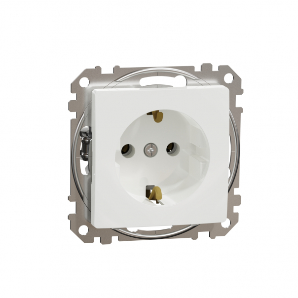 Sedna Design, Gniazdo schuko, białe - SDD111025 - SCHNEIDER ELECTRIC