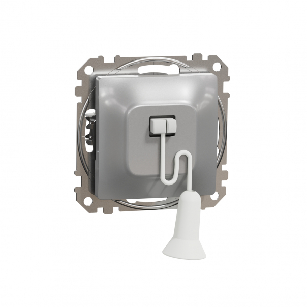 Sedna Design, Przycisk z cięgnem, srebrne aluminium - SDD113122 - SCHNEIDER ELECTRIC