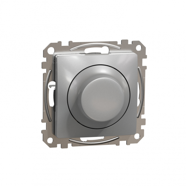 Sedna Design, Ściemniacz LED obrotowy RC/RL,srebrne aluminium - SDD113502 - SCHNEIDER ELECTRIC