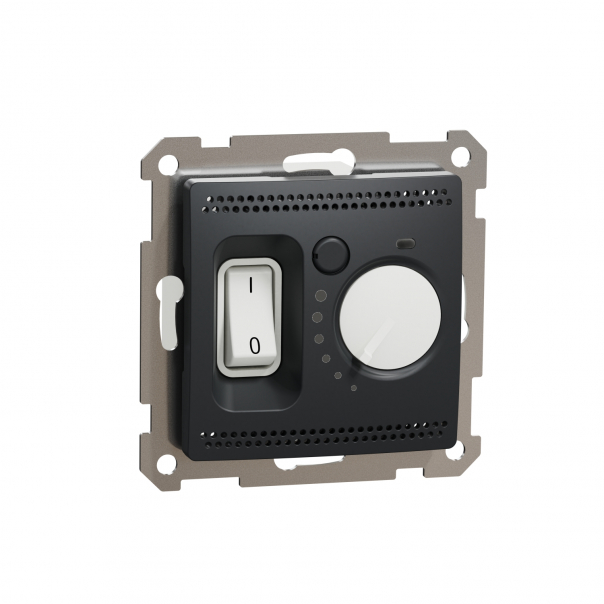 Sedna Design, Regulator temperatury do ogrzewania podłogowego, czarny antracyt - SDD114507 - SCHNEIDER ELECTRIC