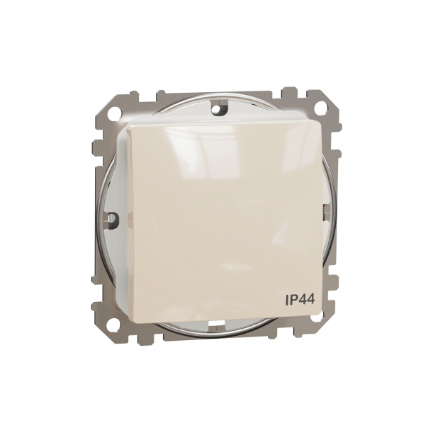 Sedna Design, Łącznik 1-biegunowy IP44, beżowy - SDD212101 - SCHNEIDER ELECTRIC