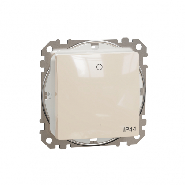 Sedna Design, Łącznik 2-biegunowy IP44, beżowy - SDD212102 - SCHNEIDER ELECTRIC