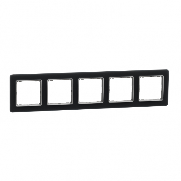 Sedna Elements, Ramka 5-krotna, szkło przydymione - SDD362805 - SCHNEIDER ELECTRIC