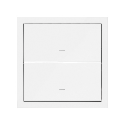 Panel 1-krotny: 2 klawisze; biały mat - 10020103-230 - KONTAKT SIMON