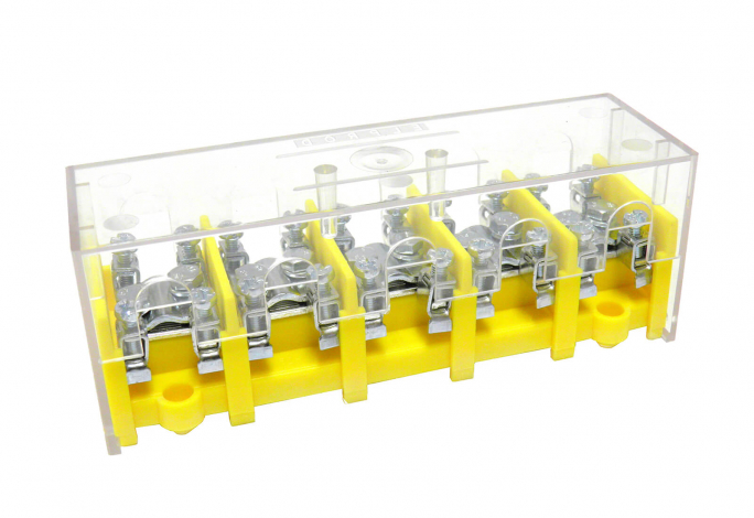 ODGAŁĘŹNIK INSTALACYJNY 5-SEGMENTOWY (ZACISK: 5X25MM2 - 5X4X10MM2). - 84061004 - SIMET