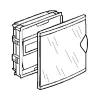 ROZDZIELNICA RWN 1X6 DRZWI IZOLACYJNE PRZEZROCZYSTE - 001420 - LEGRAND