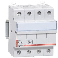 PODSTAWA BEZPIECZNIKOWA 3 BIEGUNOWA Z TOREM NEUTRALNYM 8,5 X 31,5 RB 346 - 005846 - LEGRAND