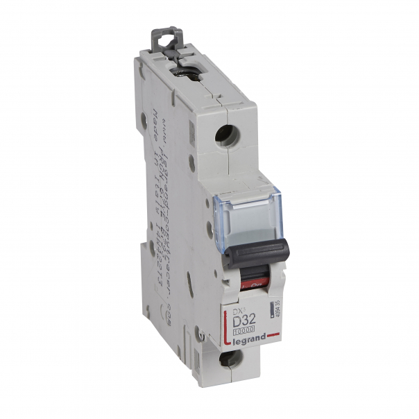 WYŁĄCZNIK NADPRĄDOWY D 32A 1-POLOWY CHARAKTERUSTYKA D SERII DX3 S 311 - 409435 - LEGRAND