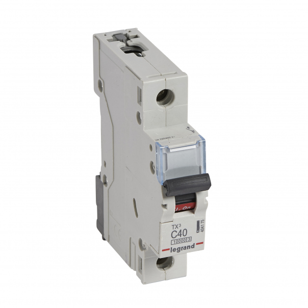 WYŁĄCZNIK NADPRĄDOWY C 40A 1-POLOWY CHARAKTERYSTYKA C SERII TX3 S 311 - 404175 - LEGRAND