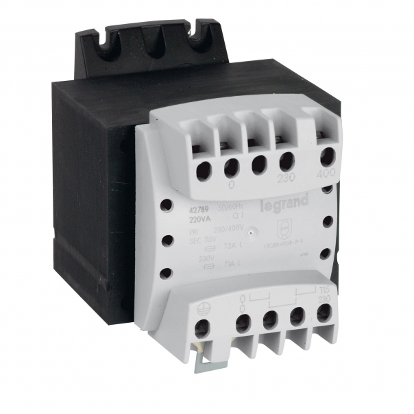 TRANSFORMATOR 230-400/115-230 V 220 VA - 042789 - LEGRAND