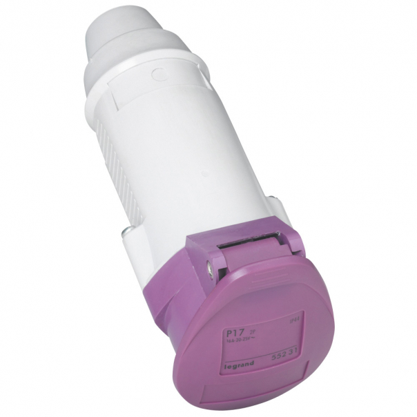 GNIAZDO PRZENOŚNE 16 A/24 V/2 POLOWE IP44 P17 - 055231 - LEGRAND