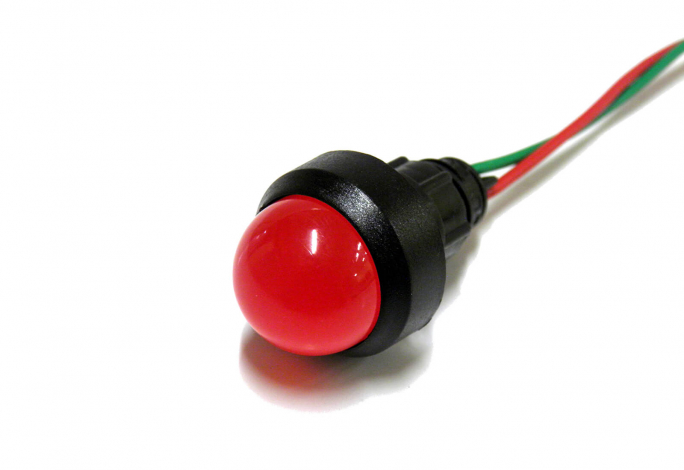 KONTROLKA DIODOWA KLOSZ 20 MM 24V CZERWONY KLP20R/24V  - 84420001 - SIMET